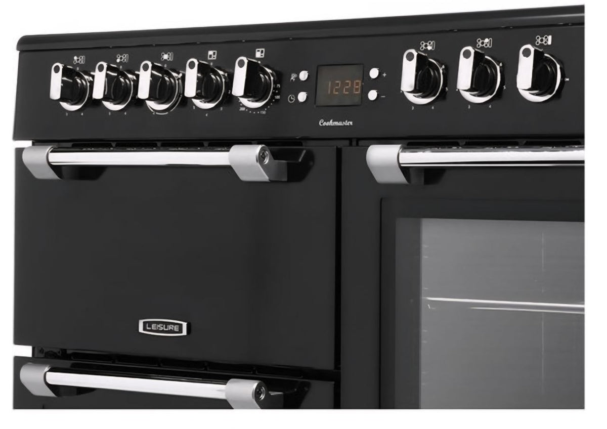Leisure Cookmaster CK100C210K 100cm wide Electric Range Cooker with Ceramic Hob - Black - A/A Rated