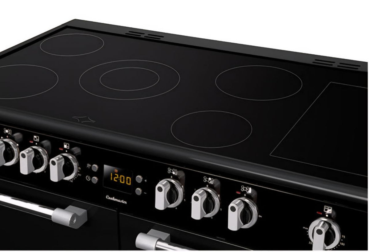 Leisure Cookmaster CK100C210K 100cm wide Electric Range Cooker with Ceramic Hob - Black - A/A Rated