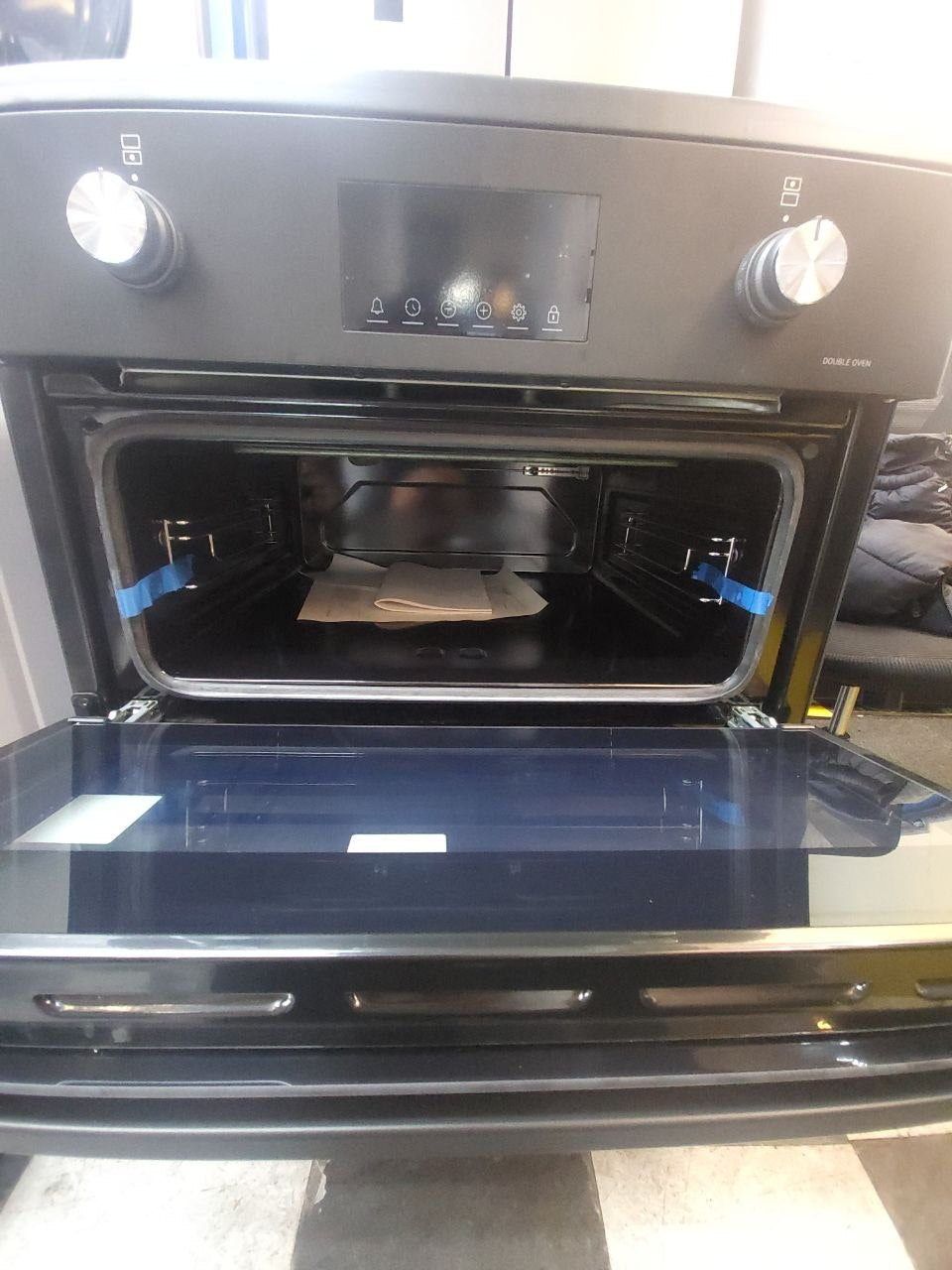 Blomberg HIRN651N 60cm Double Oven Electric Cooker with Induction Hob