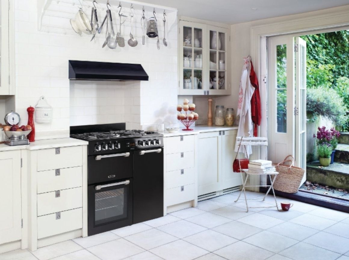 Leisure CK90G232K Cookmaster 90cm Gas Range Cooker, Black, A+ Rated