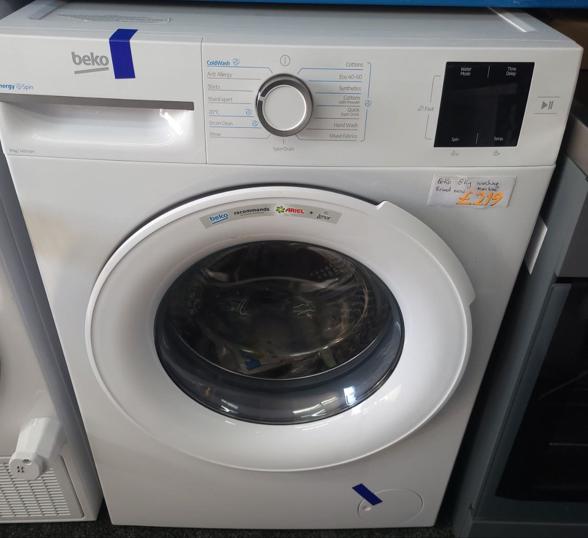 Beko 8kg washing machine Energy spin 1400 rpm