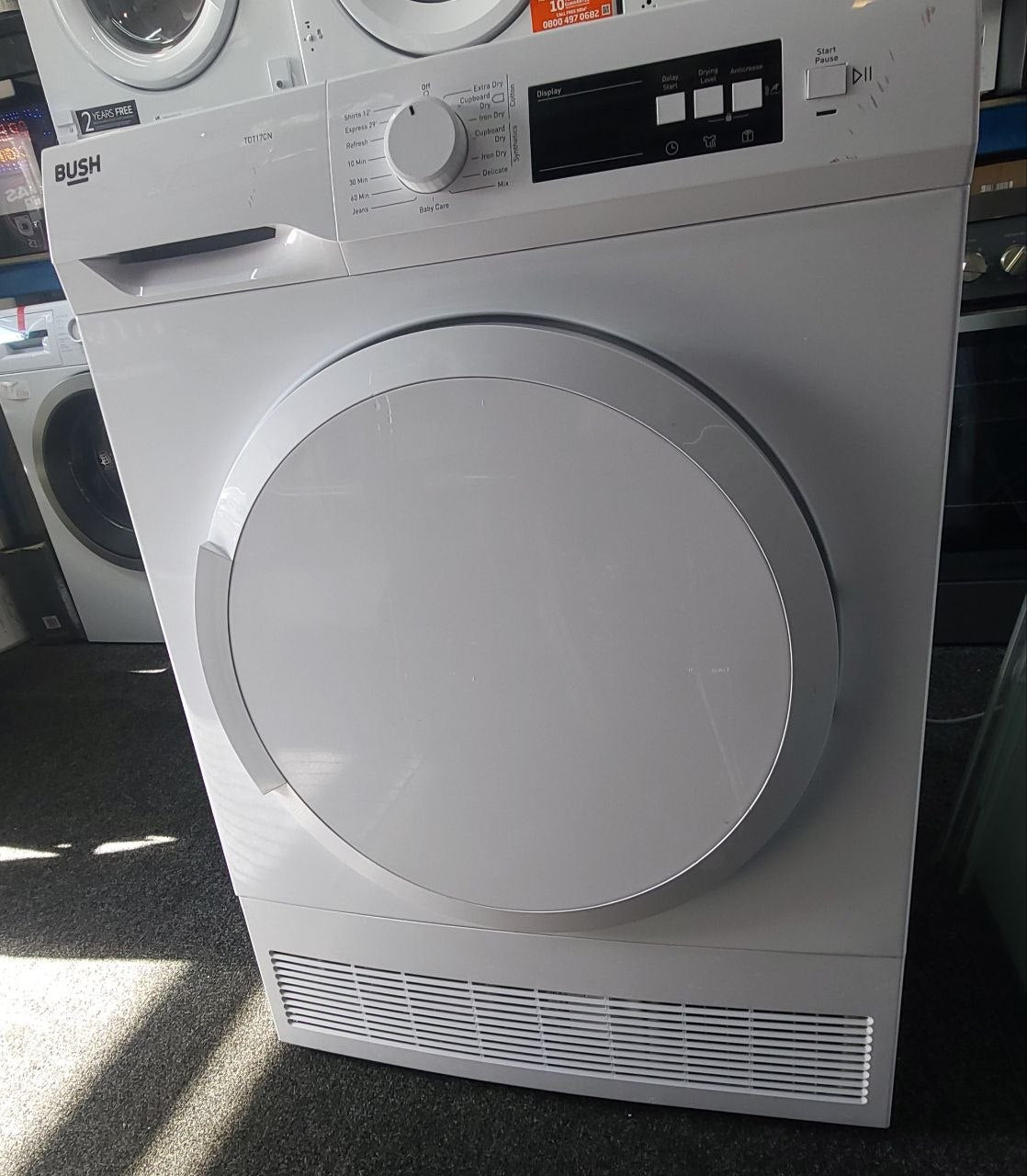 Bush 7kg dryer Condenser Used in good condition