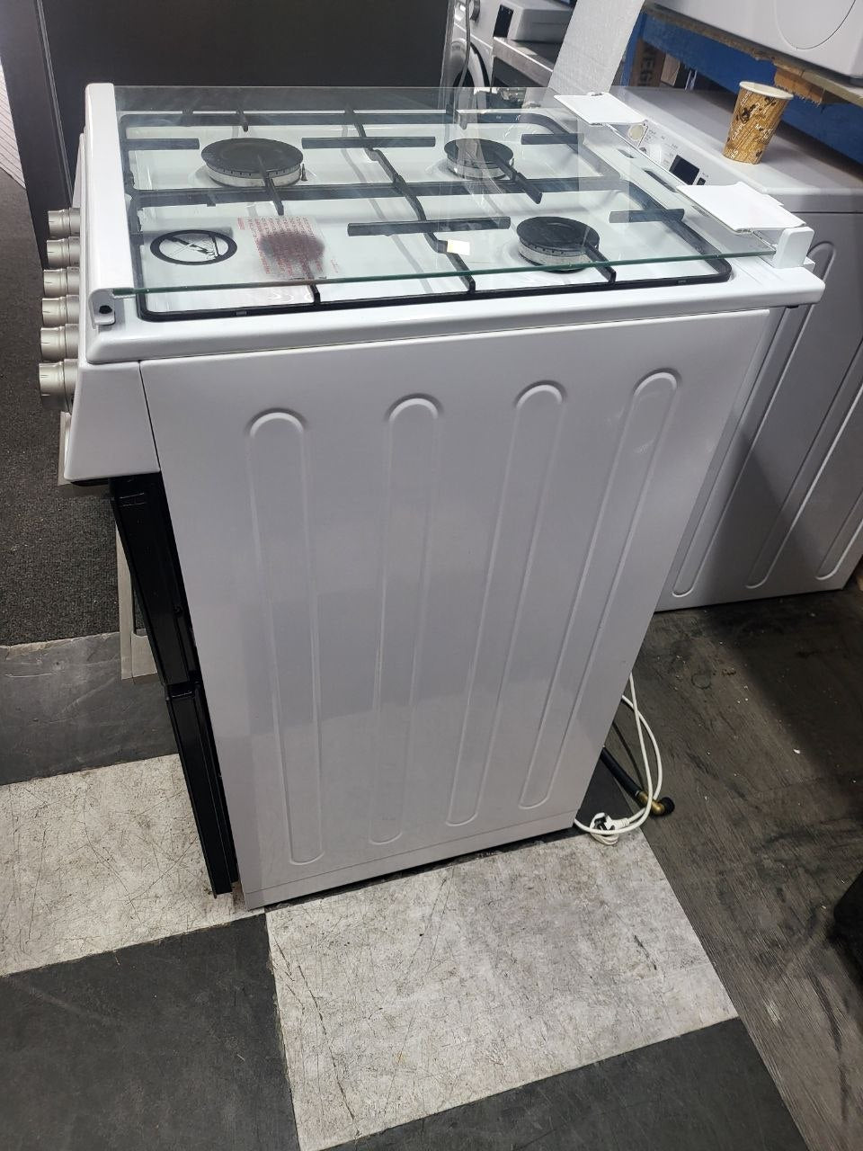 Montpellier gas cooker 50cm wide Catalytic Liners Glass Lid Double Oven