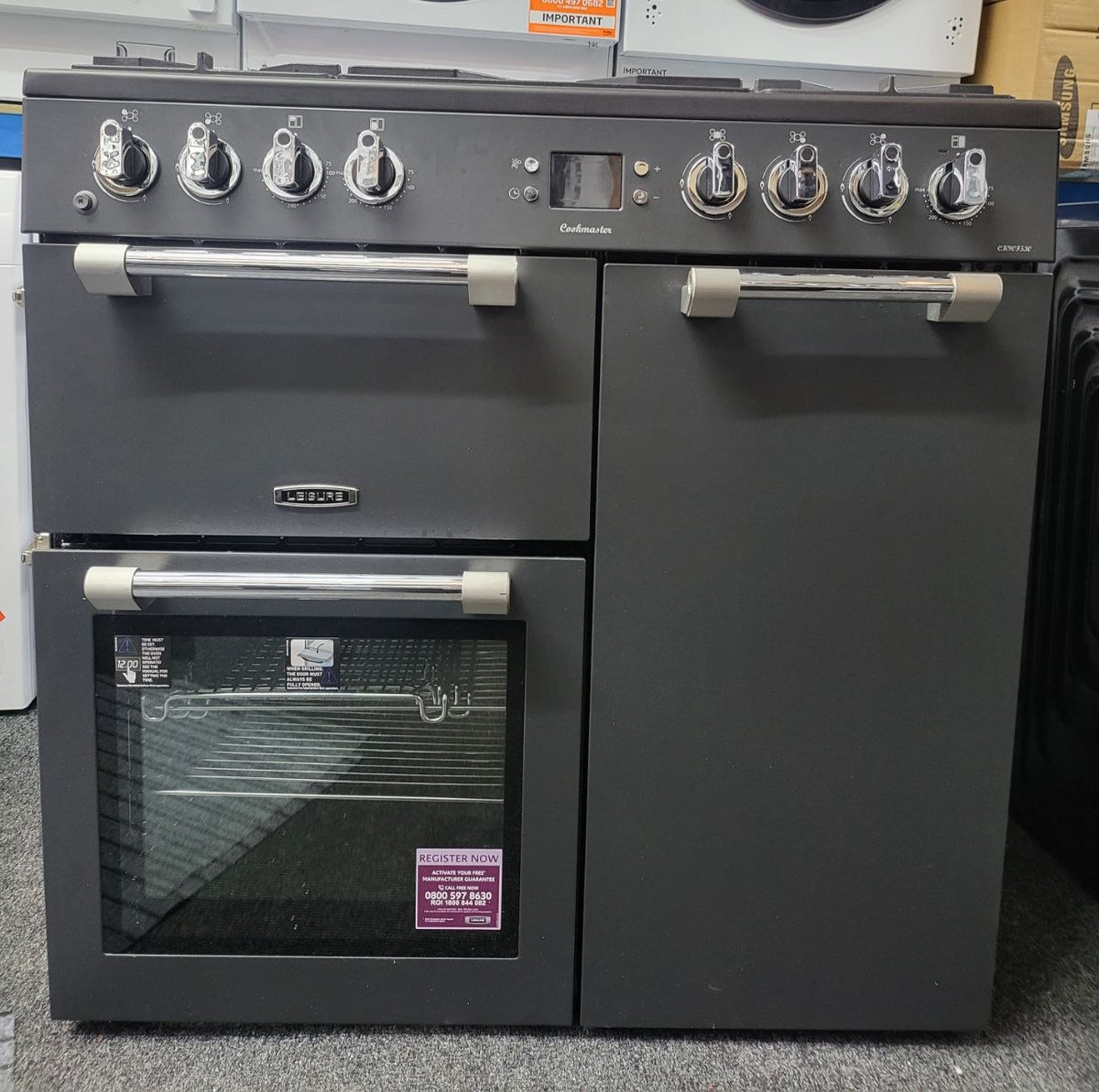 LEISURE CK90F530T 90 cm Dual Fuel Range Cooker - Anthracite