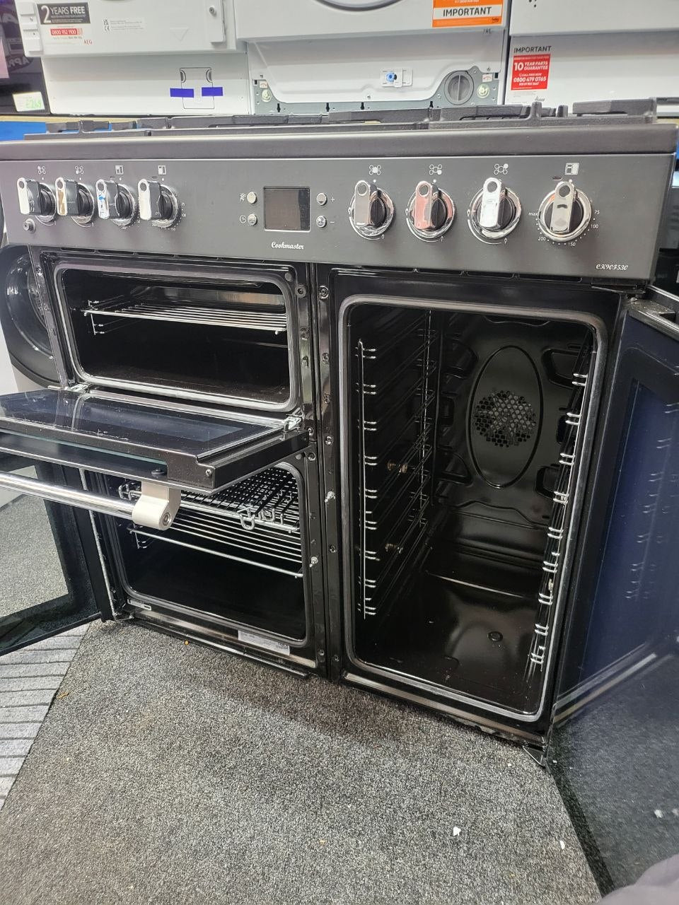 LEISURE CK90F530T 90 cm Dual Fuel Range Cooker - Anthracite