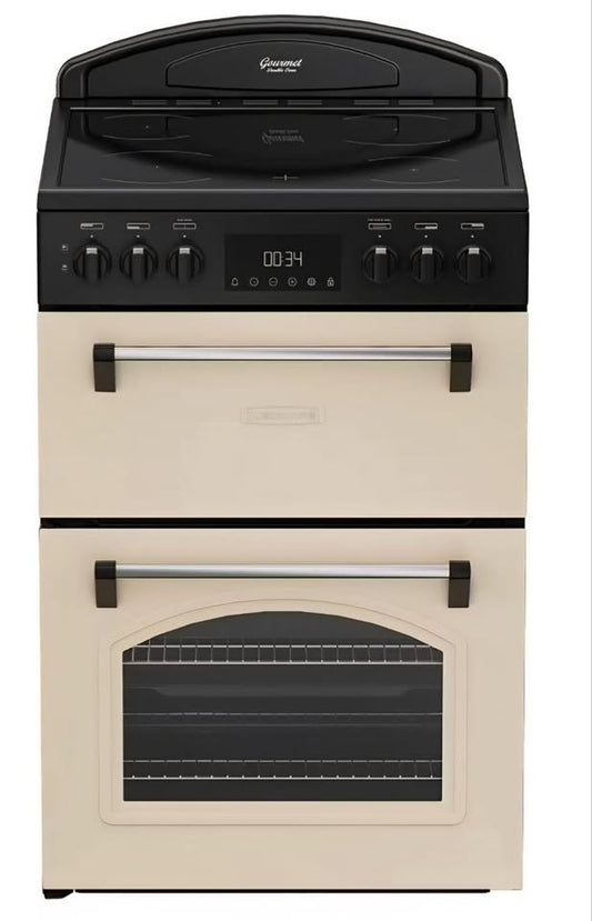 Leisure 60 cm Electric cooker-Cream