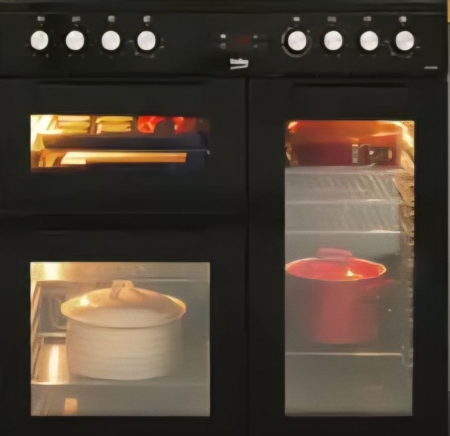 Beko electric range cooker; 90 cm Model: KDVC90