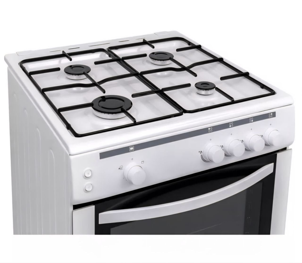 The ESSENTIALS CFSG60W18 is a budget-friendly, 60 cm freestanding gas cooker