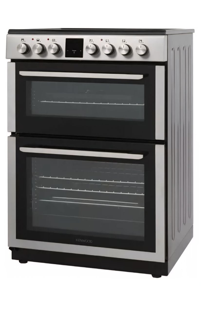 This Kenwood cooker's 69-litre and 39-litre spacious ovens 4 GAS BURNERS