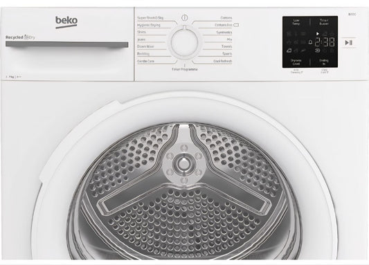 Beko BM3T3713W 7KG Heat Pump Tumble Dryer - White&nbsp;