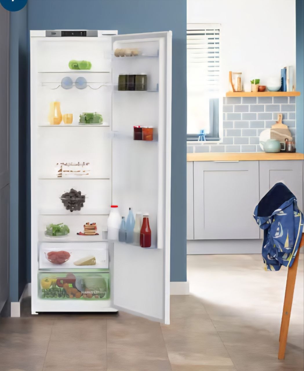 Integrated Tall Larder Fridge Beko BLSD4V577