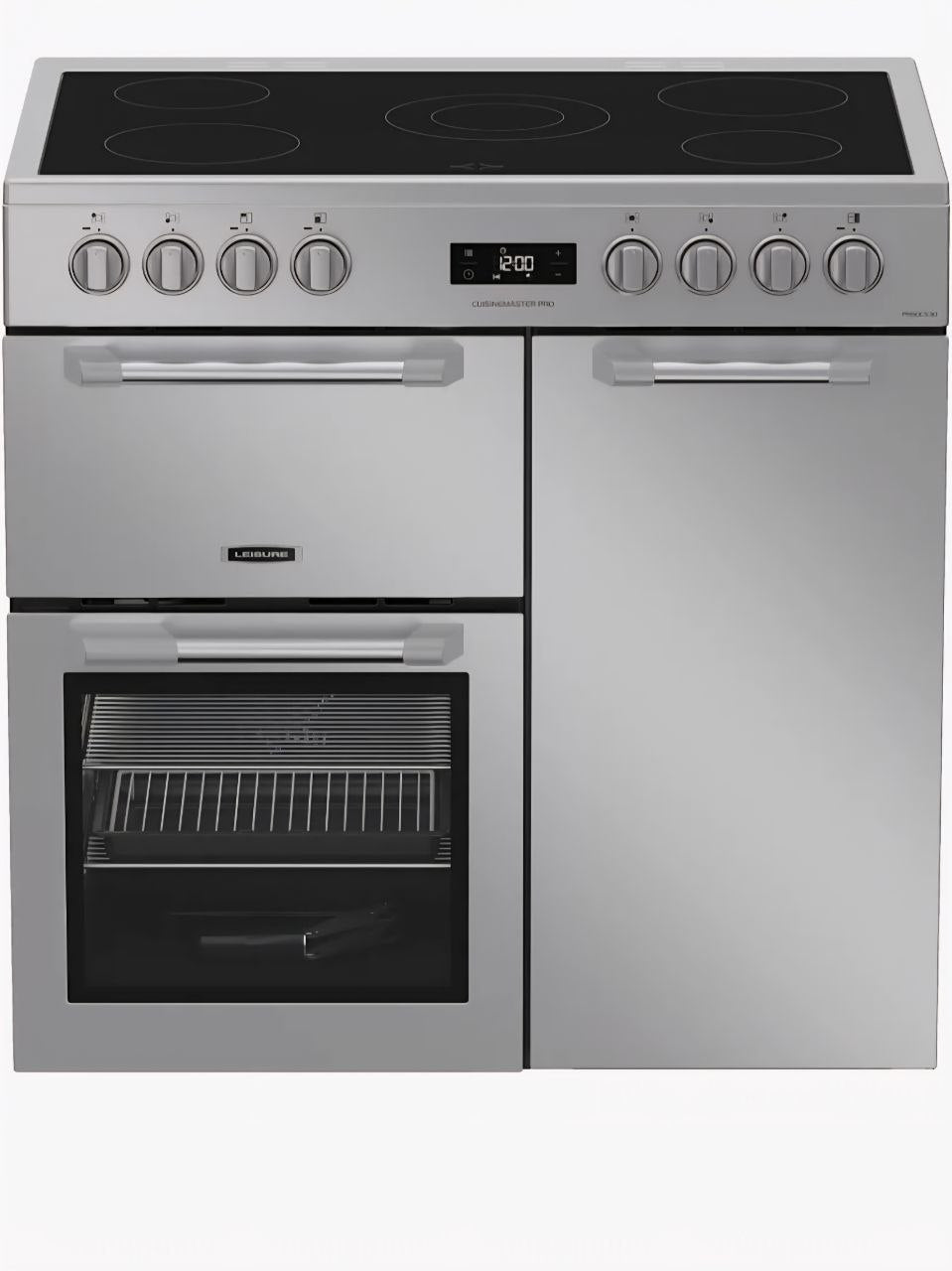 Leisure PR90C530X Cuisinemaster Pro 90cm Electric Range Cooker with Three Ovens in Stainless Steel