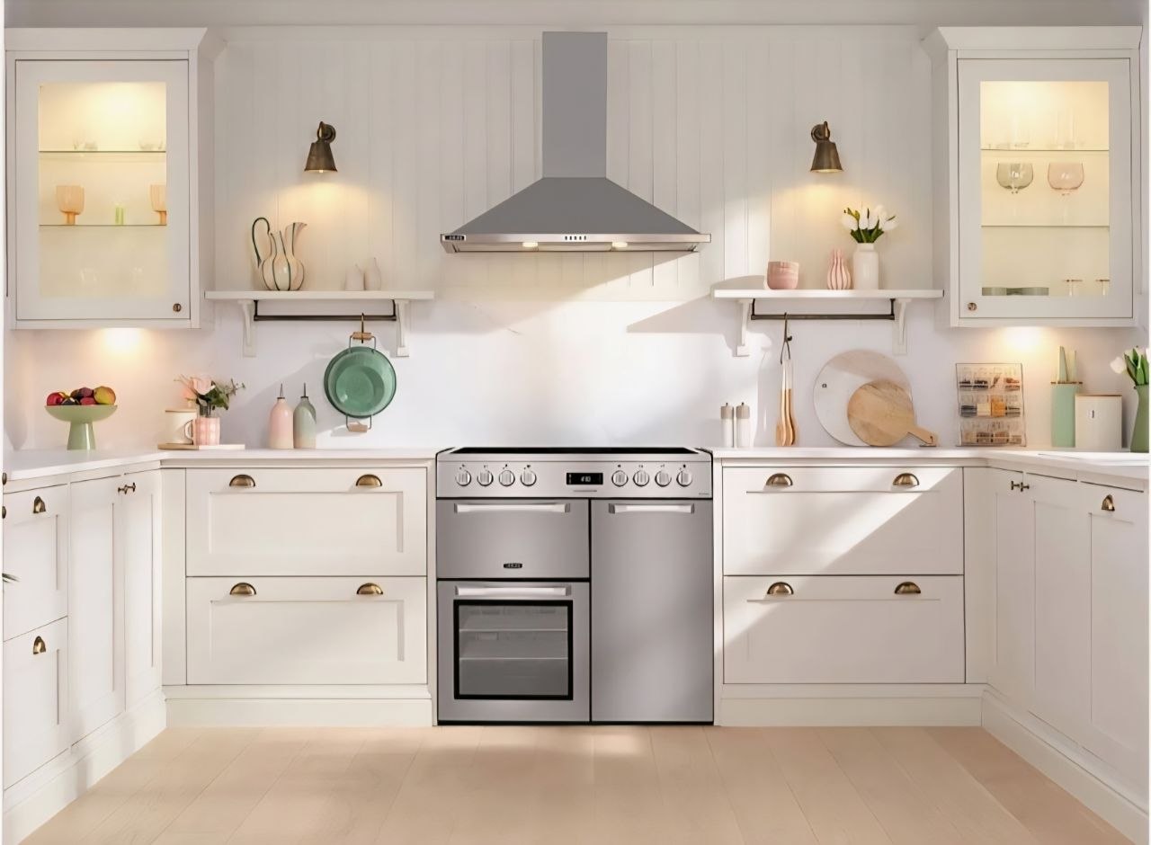 Leisure PR90C530X Cuisinemaster Pro 90cm Electric Range Cooker with Three Ovens in Stainless Steel