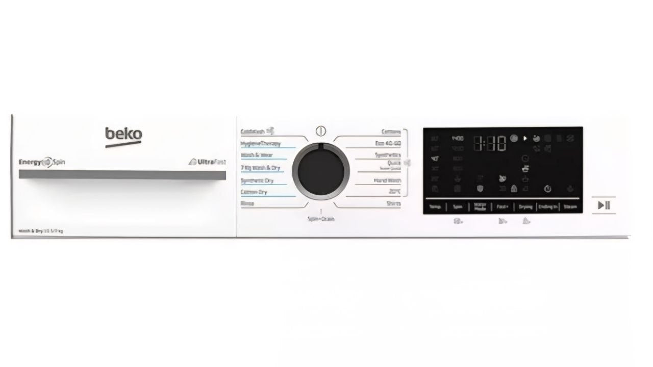 BEKO Pro BM5D510745UW 10.5 kg Washer Dryer - White