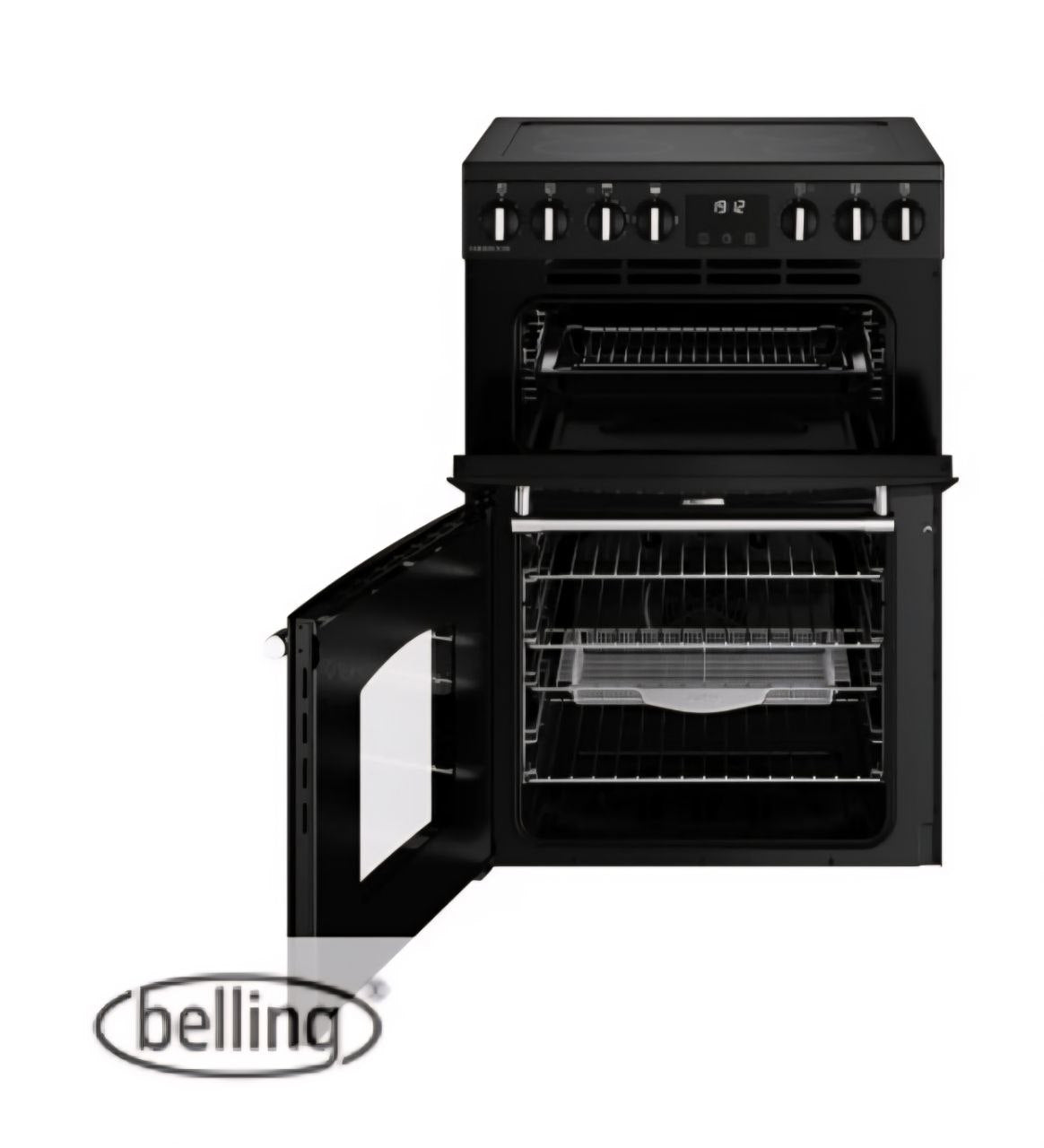 Belling 444411810 Farmhouse 60E 60cm Electric Mini Range Cooker - Black