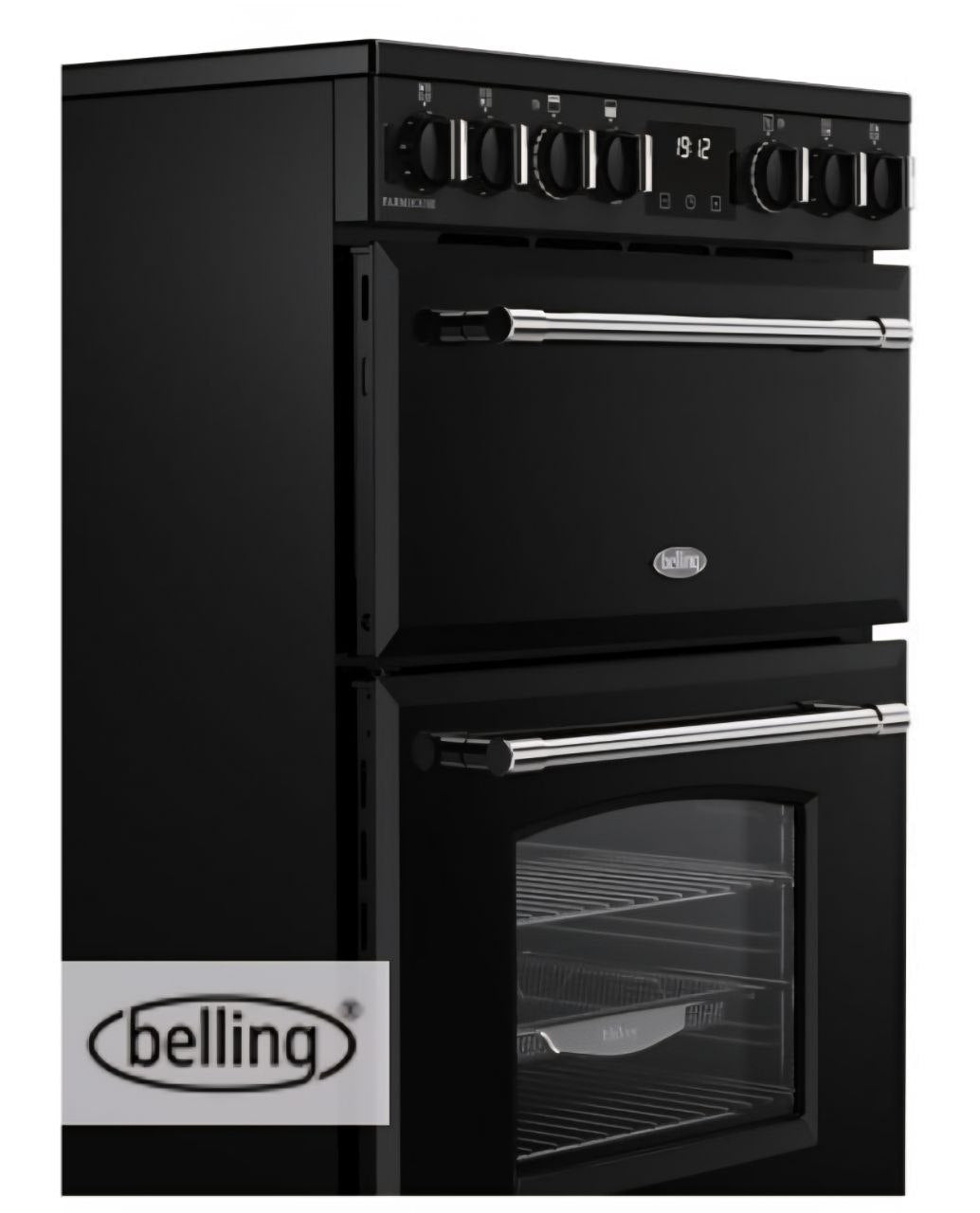 Belling 444411810 Farmhouse 60E 60cm Electric Mini Range Cooker - Black