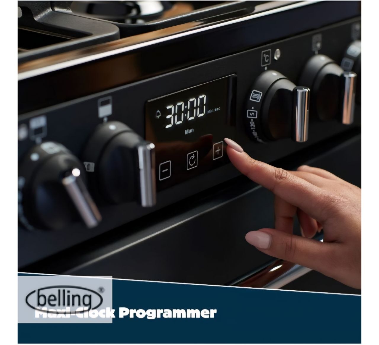 Belling 444411810 Farmhouse 60E 60cm Electric Mini Range Cooker - Black