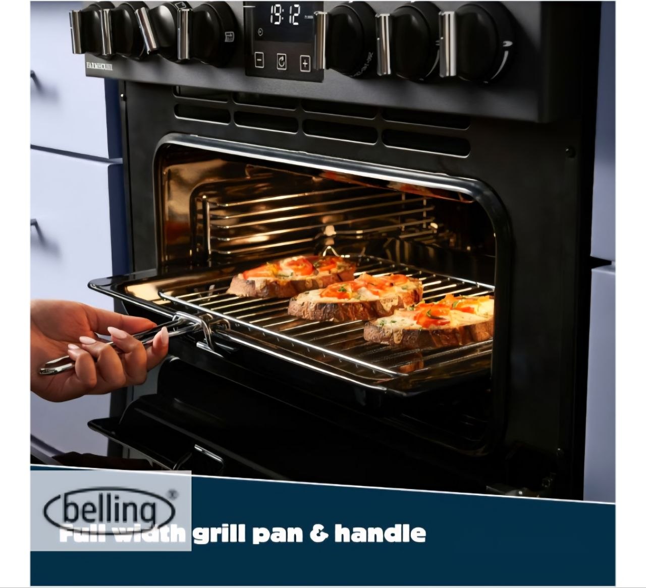 Belling 444411810 Farmhouse 60E 60cm Electric Mini Range Cooker - Black