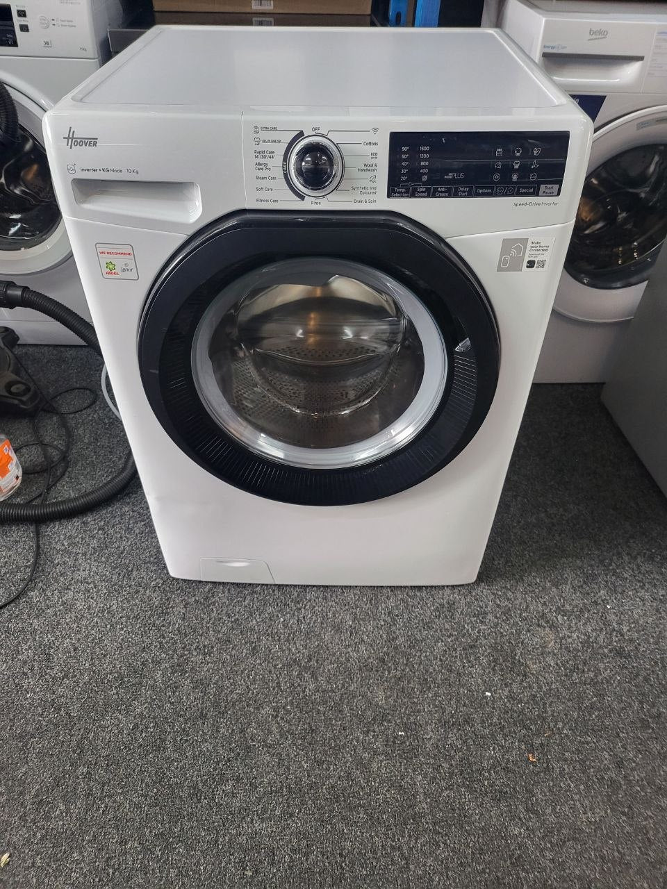 Hoover 10kg washing machine/1600 rpm