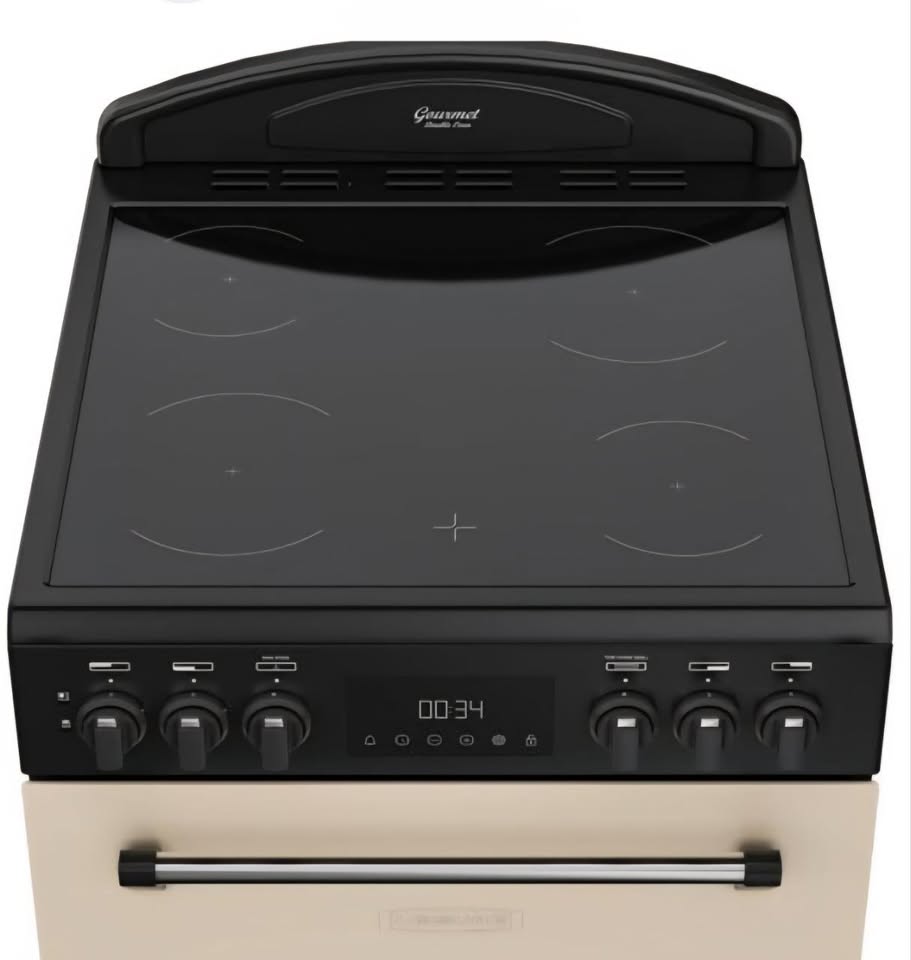 Leisure 60 cm Electric cooker-Cream