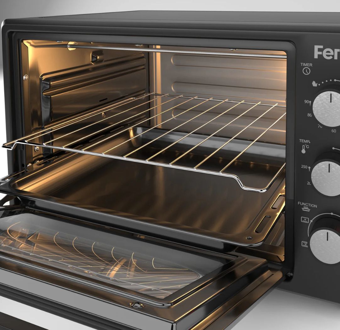 Ferre 35500 LGM-BLACK 30L Turbo Mini Oven