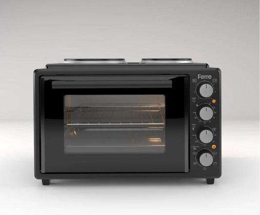 FERRE 3550X-HP-BLACK 35L TURBO MINI OVEN WITH 2 PLATE