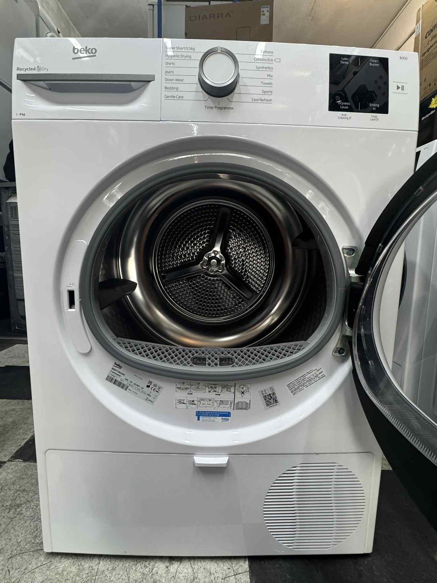 BEKO Pro B3T4911DW 9 kg Condenser Tumble Dryer - White