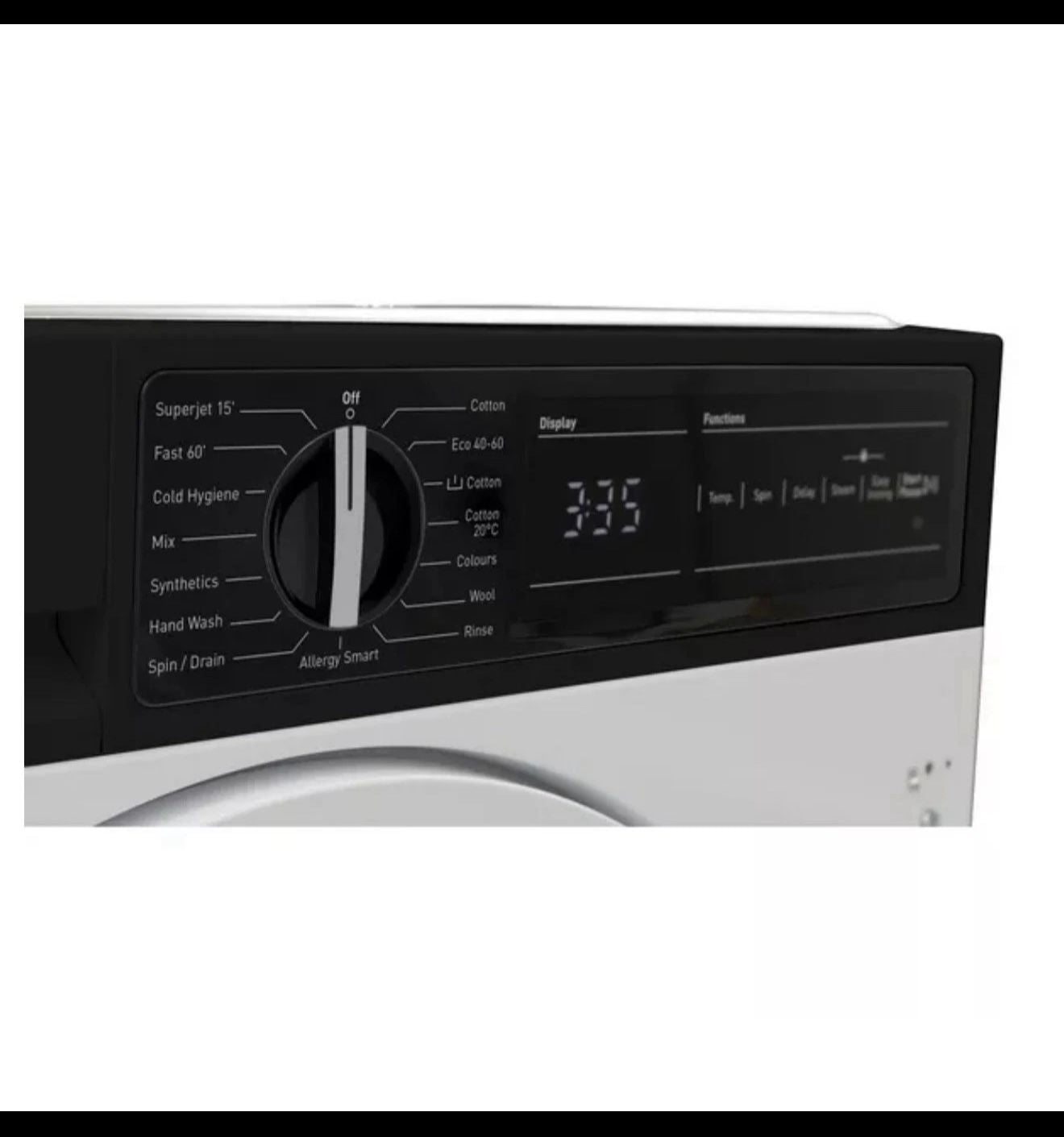 SHARP ES-NIH714BWA-EN Integrated 7 kg 1400 Spin Washing Machine - White