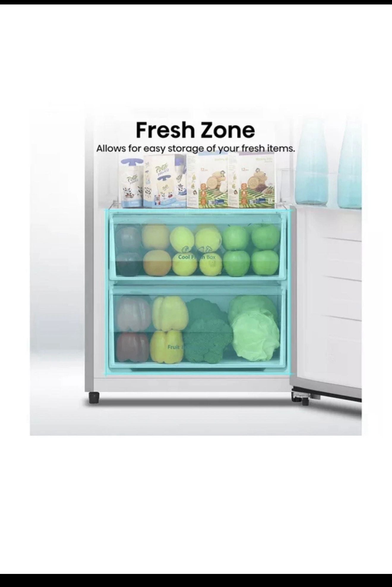 HISENSE RL415N4ACE Tall Fridge - Silver