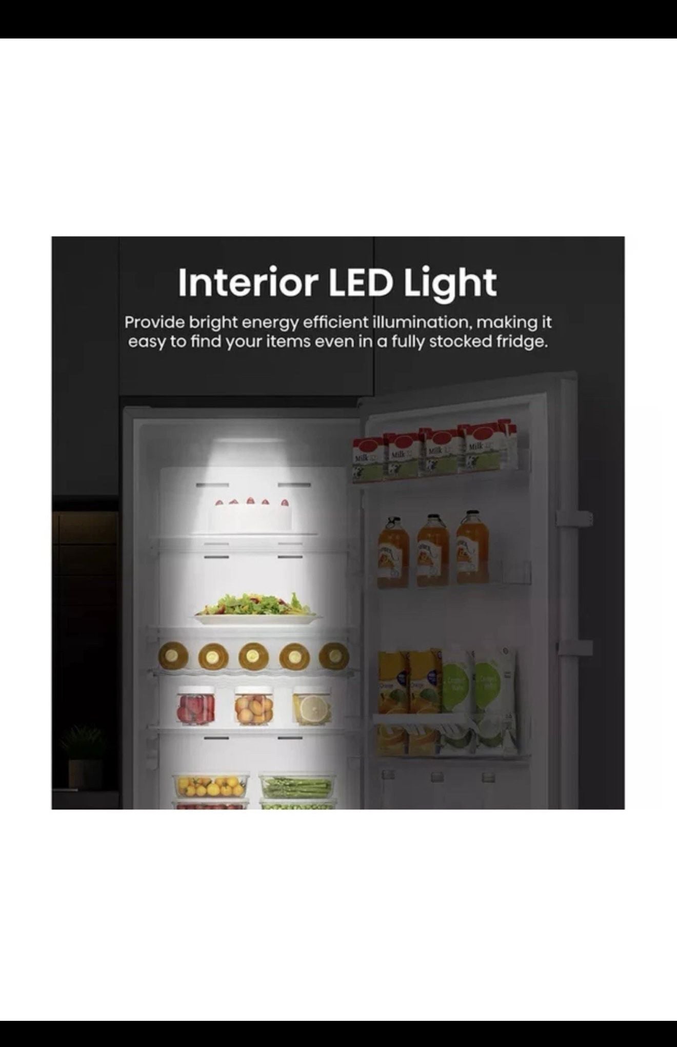HISENSE RL415N4ACE Tall Fridge - Silver