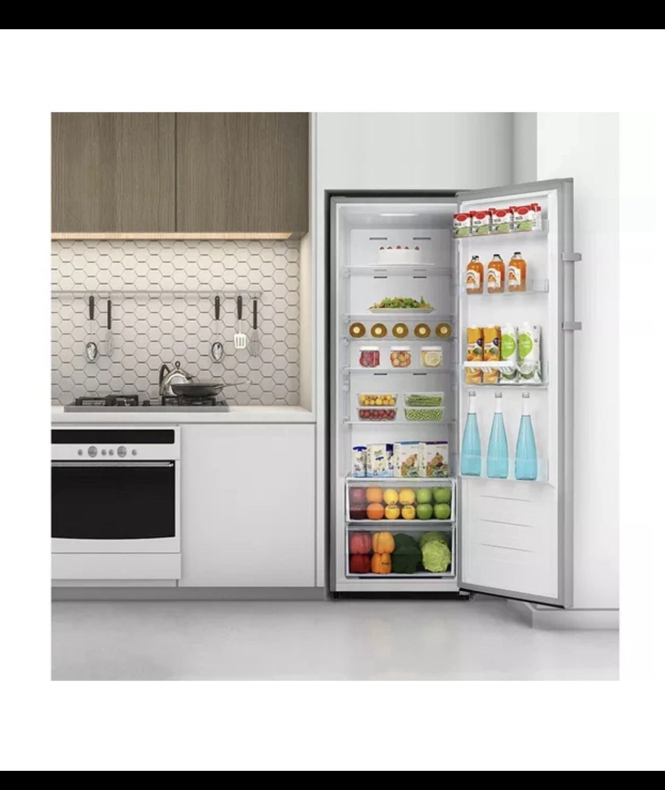 HISENSE RL415N4ACE Tall Fridge - Silver