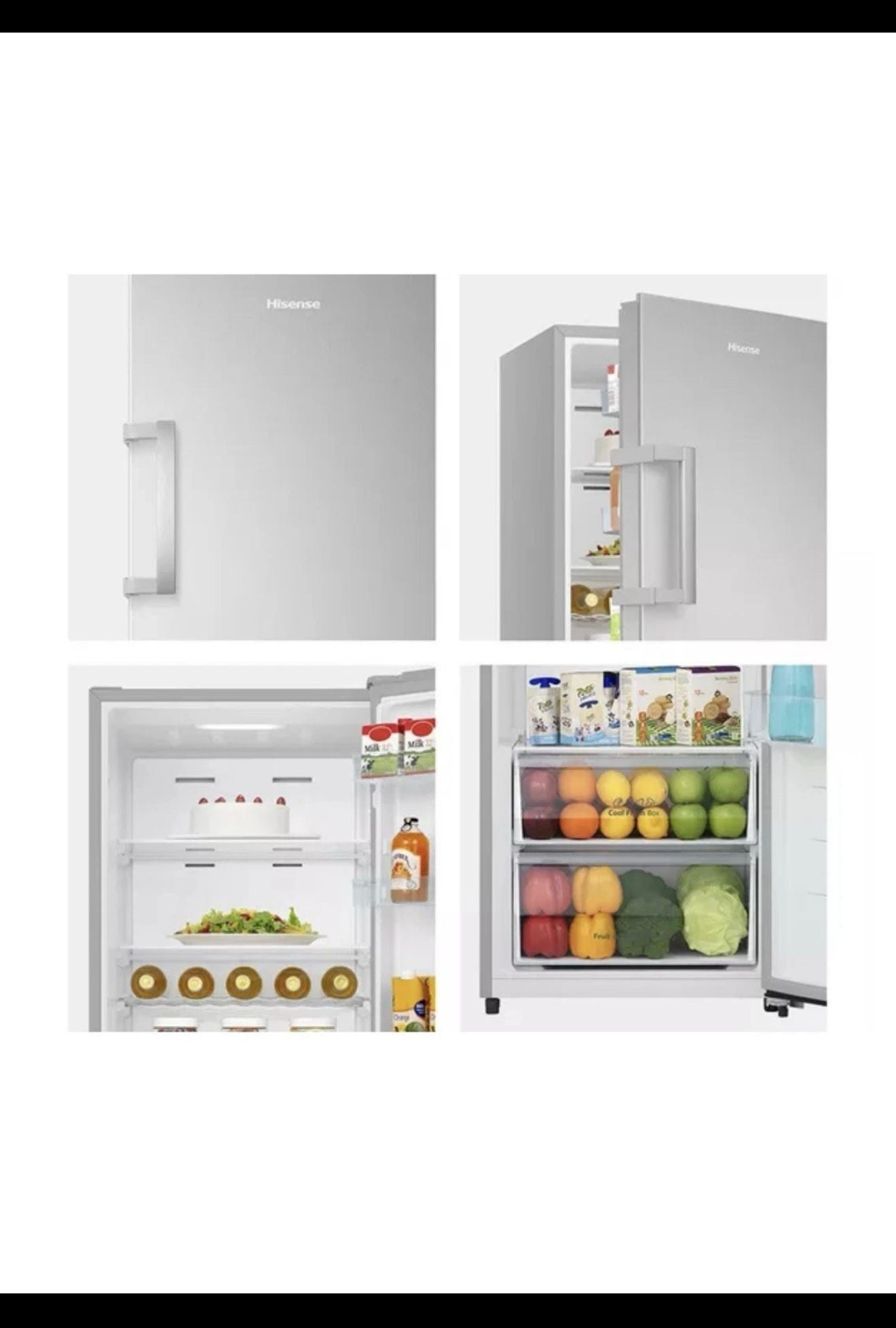 HISENSE RL415N4ACE Tall Fridge - Silver