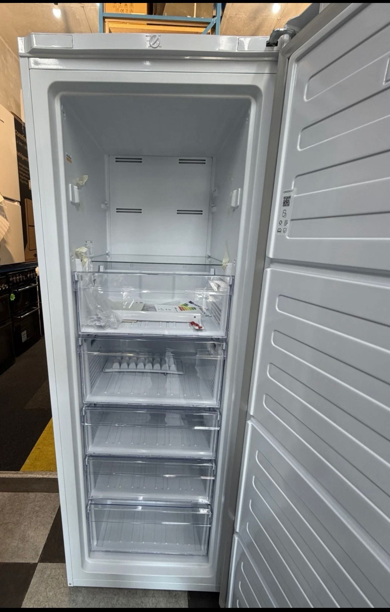 BEKO Pro FFP4671W Tall Freezer - White