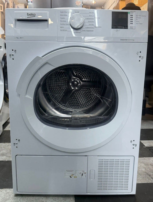 Beko DTIKP71131W 7Kg Integrated Heat Pump Tumble Dryer - White - A++