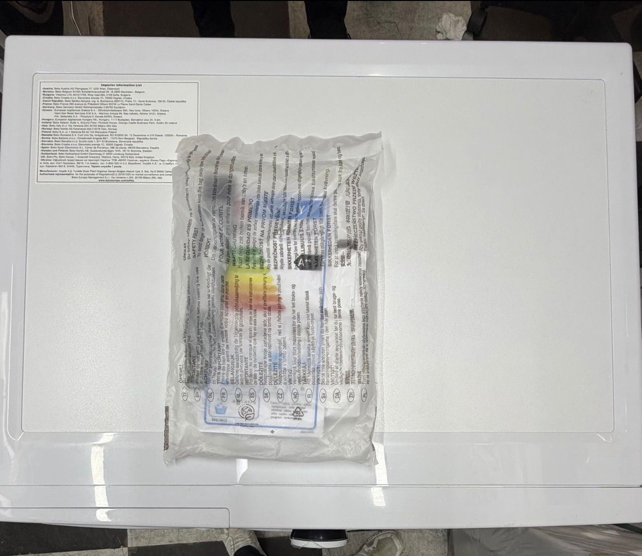 Beko DTIKP71131W 7Kg Integrated Heat Pump Tumble Dryer - White - A++