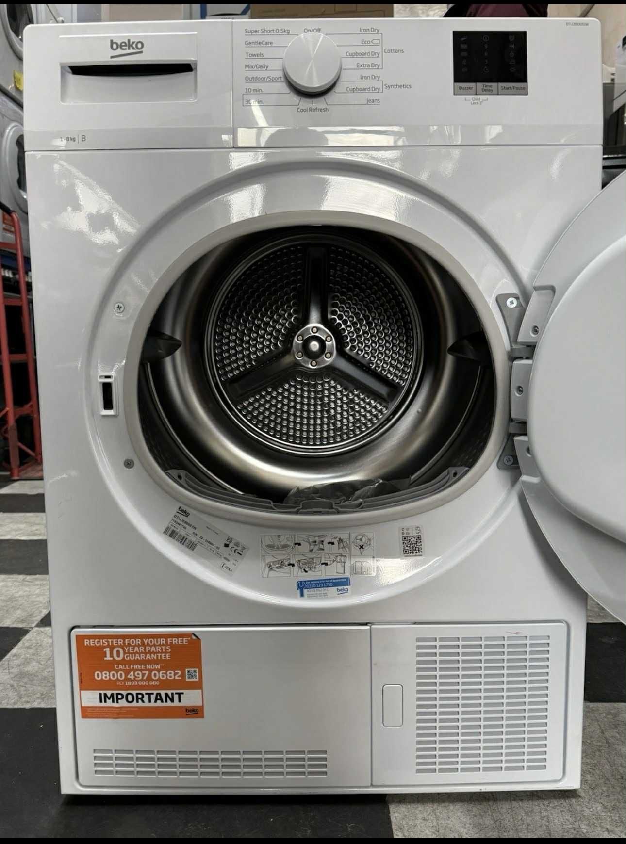 BEKO DTKCE80021W 8 kg Condenser Tumble Dryer - White
