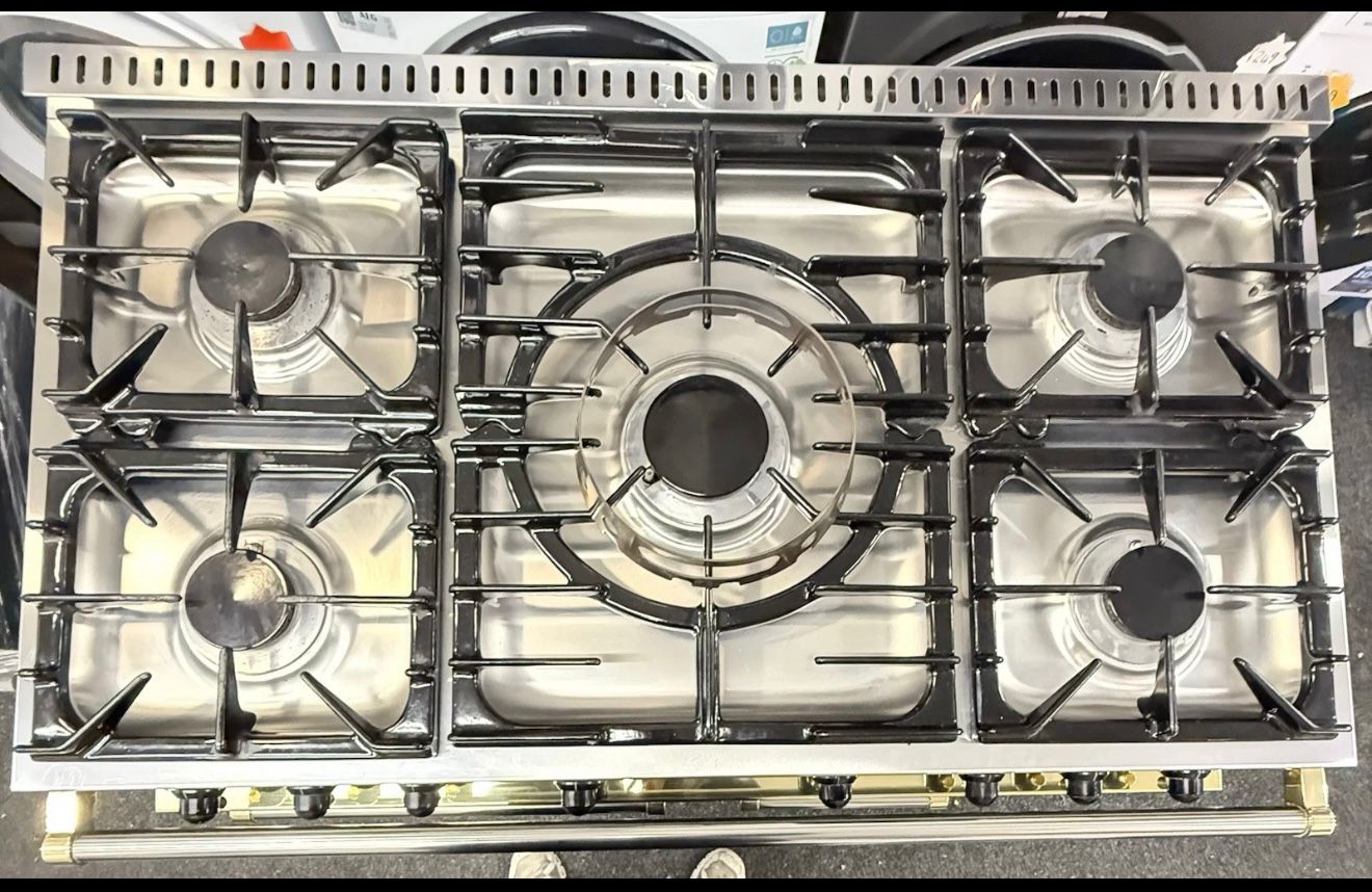 FALCON 1092 CONTINENTAL DUAL FUEL 110CM COOKER Black&brass