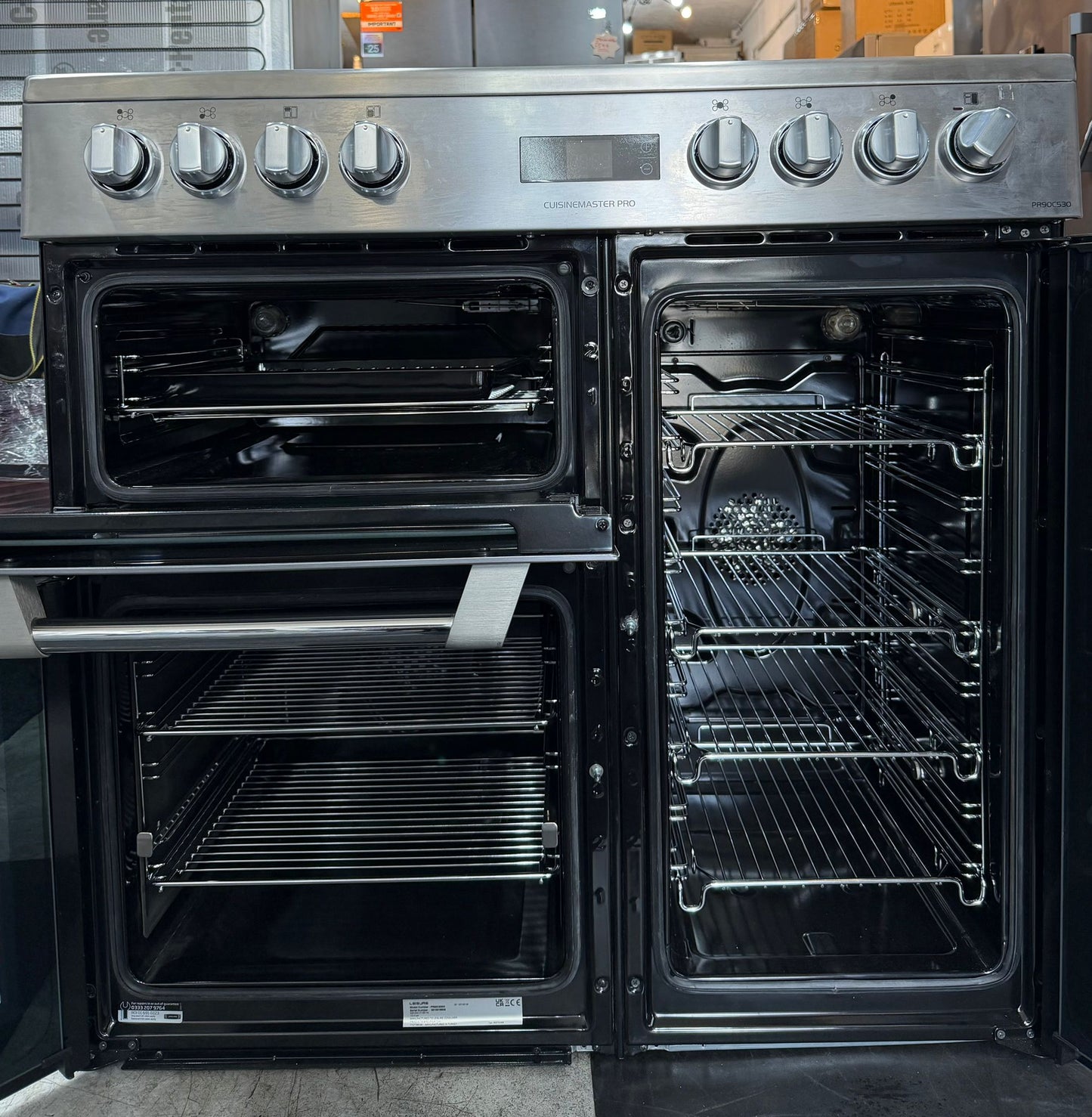 LEISURE Cuisinemaster Pro PR90C530X 90 cm Electric Ceramic Range Cooker