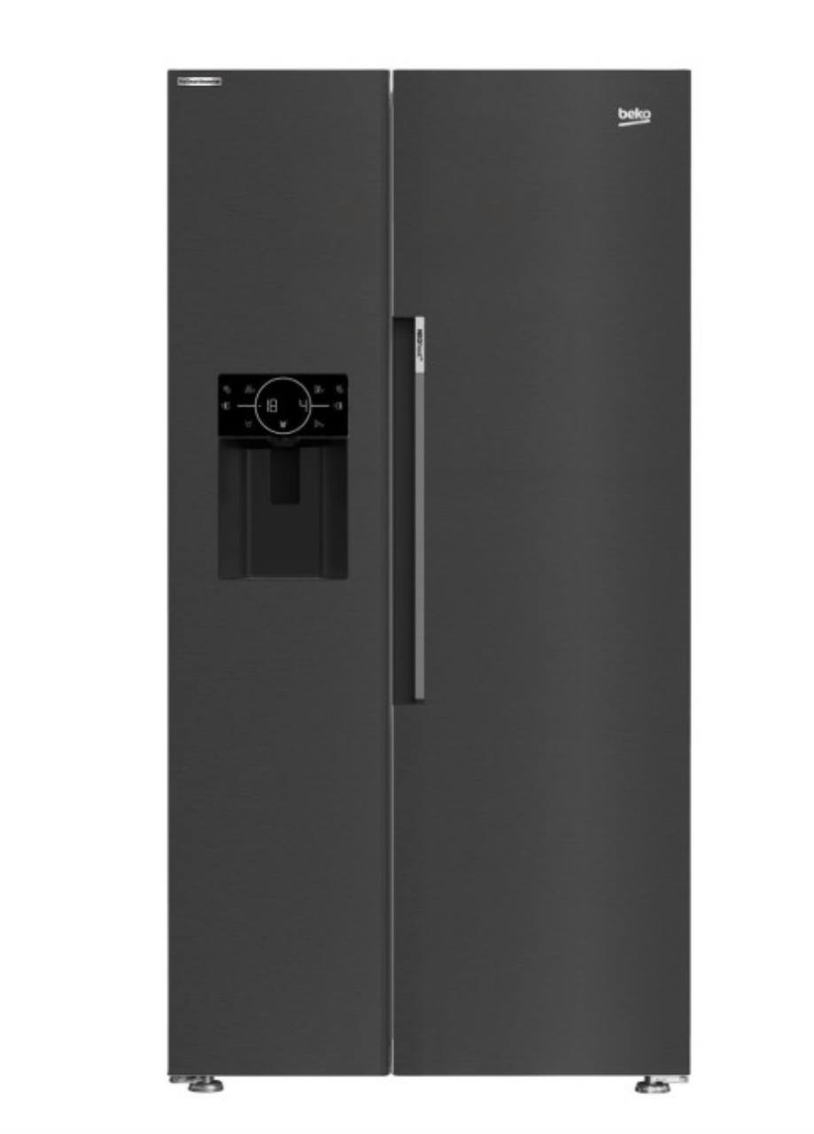 Beko 571 Litre Side By Side American Fridge Freezer - Black