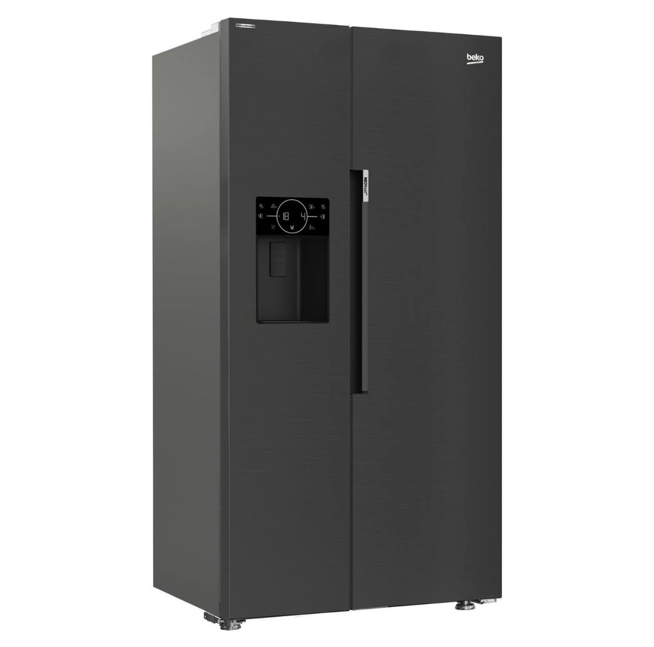 Beko 571 Litre Side By Side American Fridge Freezer - Black