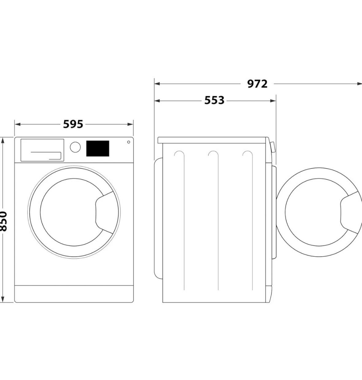 INDESIT Water Balance+ MTWC 71252 W UK 7 kg 1200 Spin Washing Machine - White