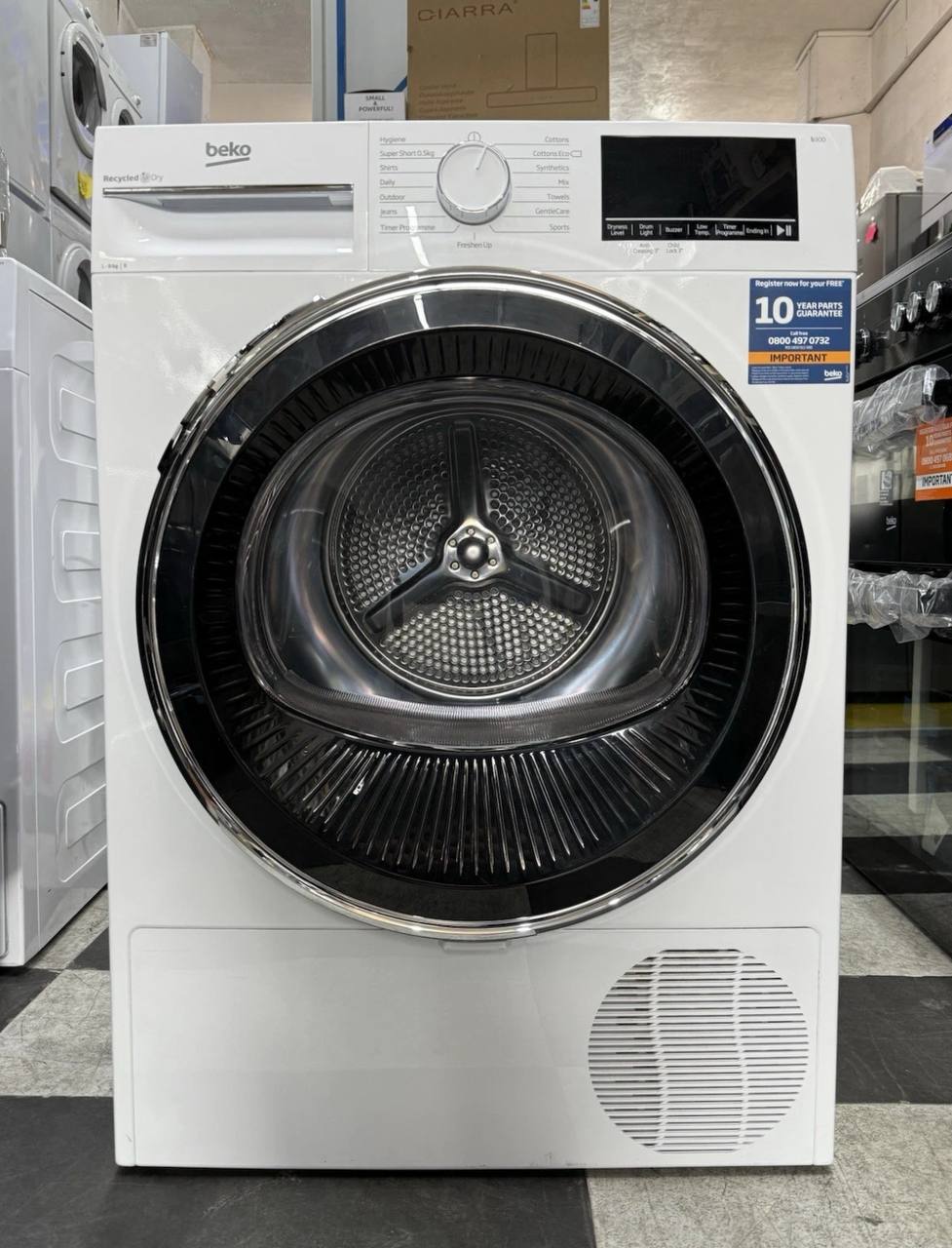 BEKO Pro B3T4911DW 9 kg Condenser Tumble Dryer - White