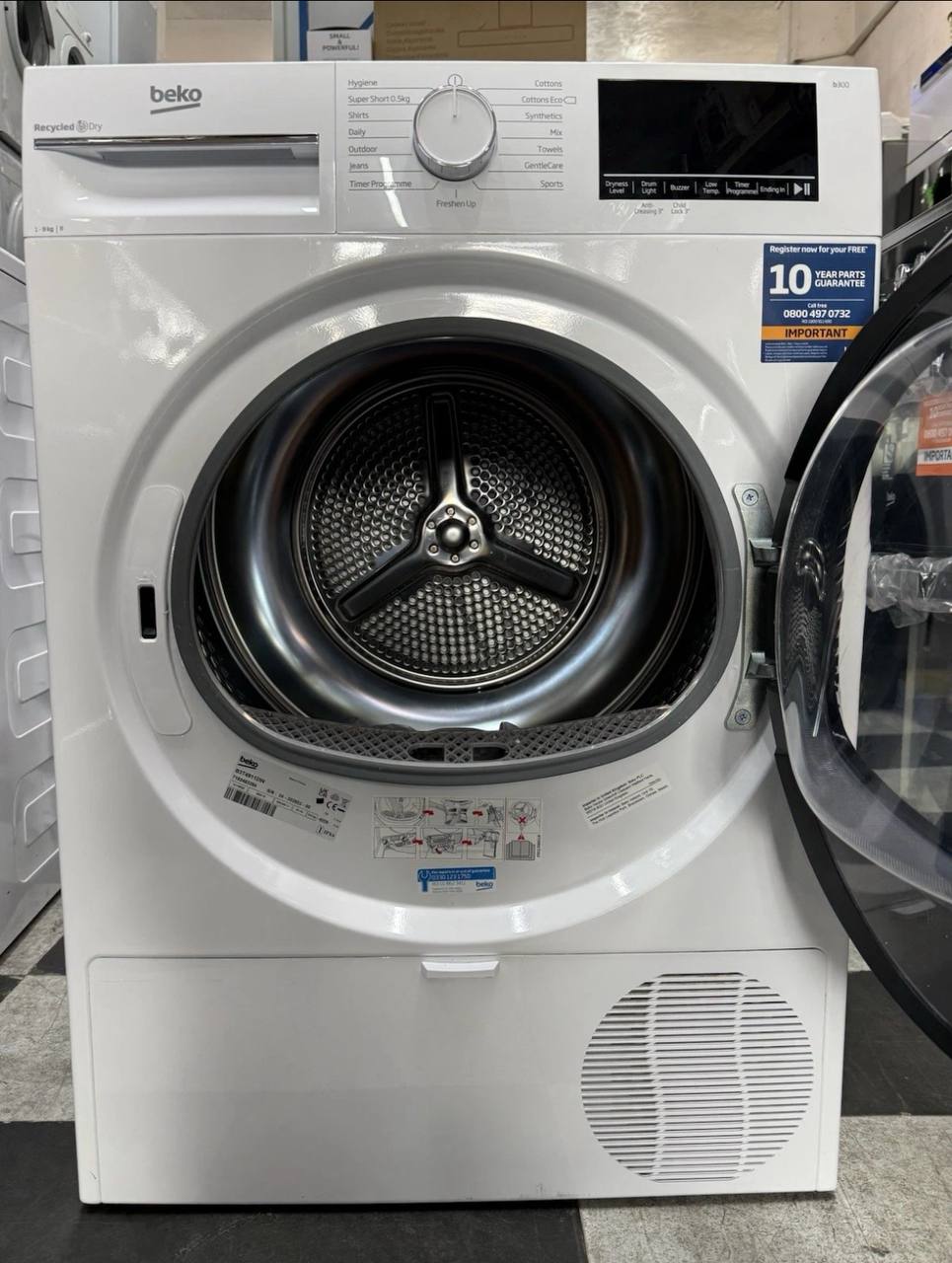 BEKO Pro B3T4911DW 9 kg Condenser Tumble Dryer - White