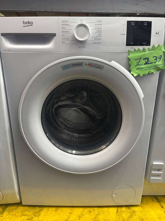 Beko 8KG 1200rpm washing machine(only tested)-white