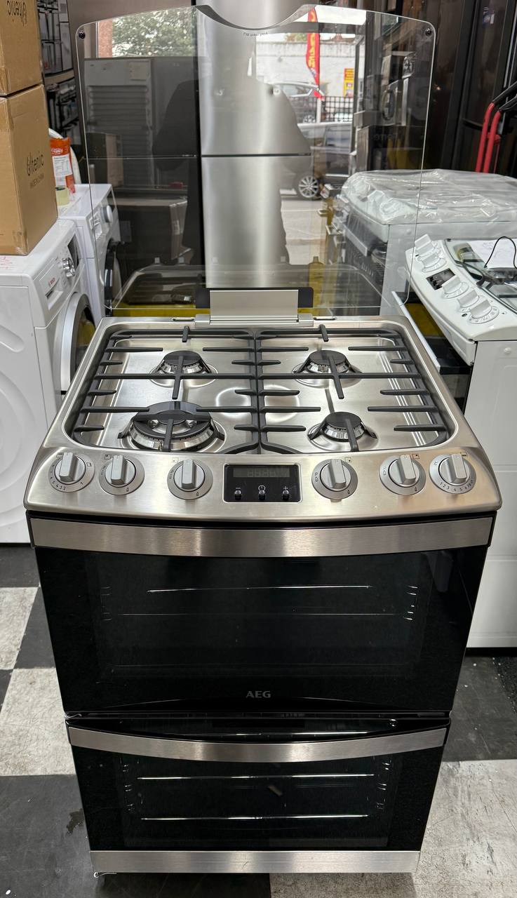 AEG CGB6131ACM 60 cm Gas Cooker - Stainless Steel