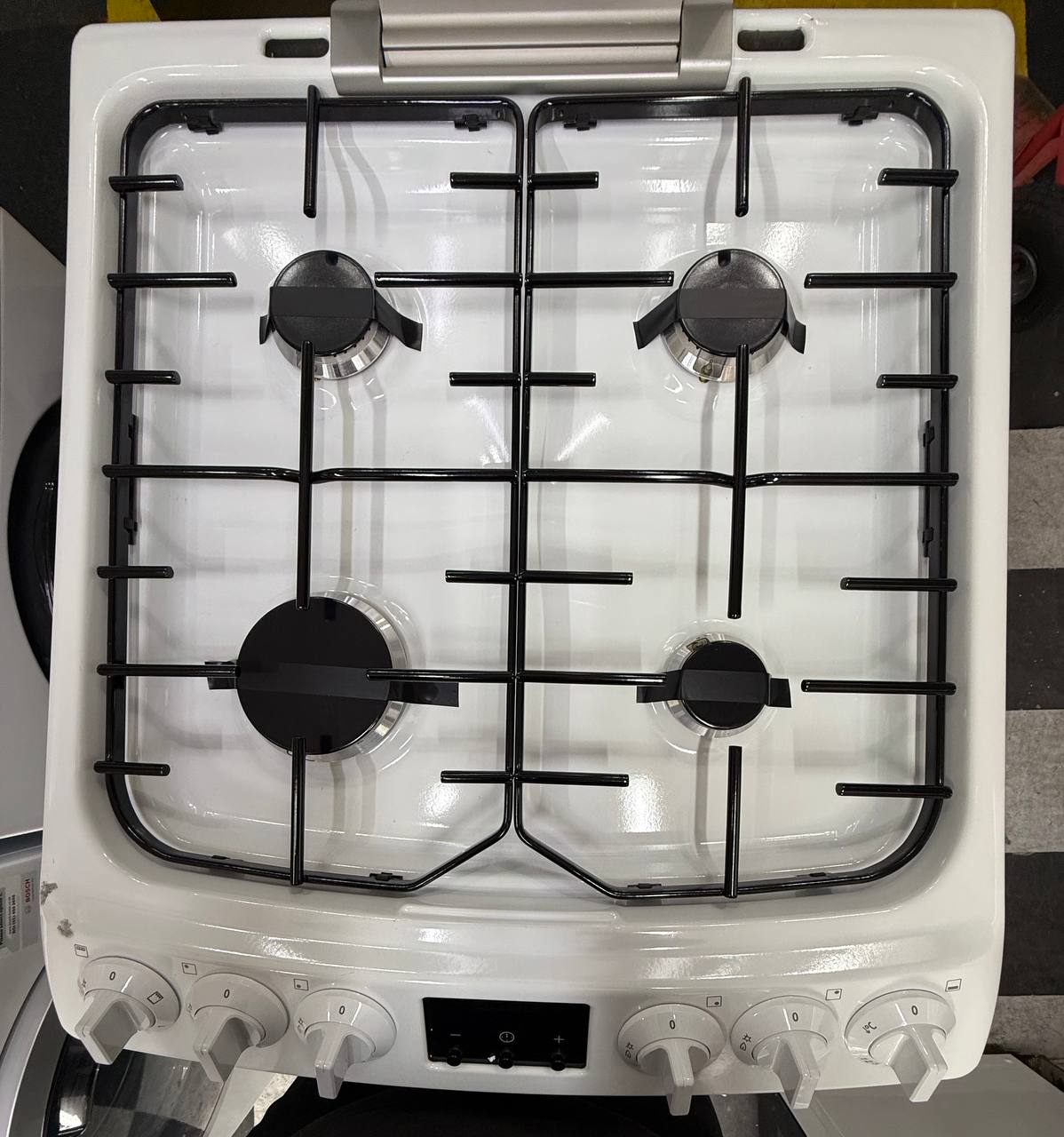 Zanussi ZCG43250WA Gas Cooker 55CM with Double Oven White