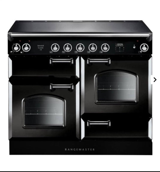 Rangemaster classic induction range cooker 110cm - INC110EIBL